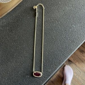 Kendra Scott Purple Elisa necklace